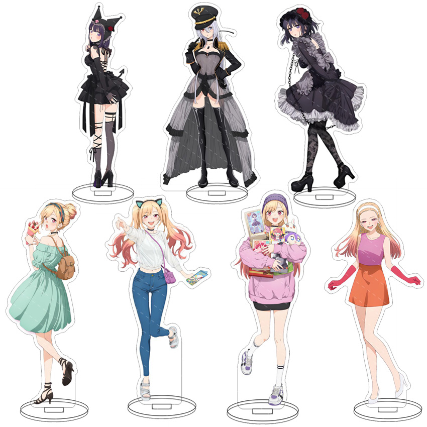 Anime Merchandise Accessories - 16 センチメートルアニメアクリルスタンド私のドレスアップダーリン北川マリン伊豆佐久奈伊豆真珠コスフィギュア装飾品絶妙なギフト