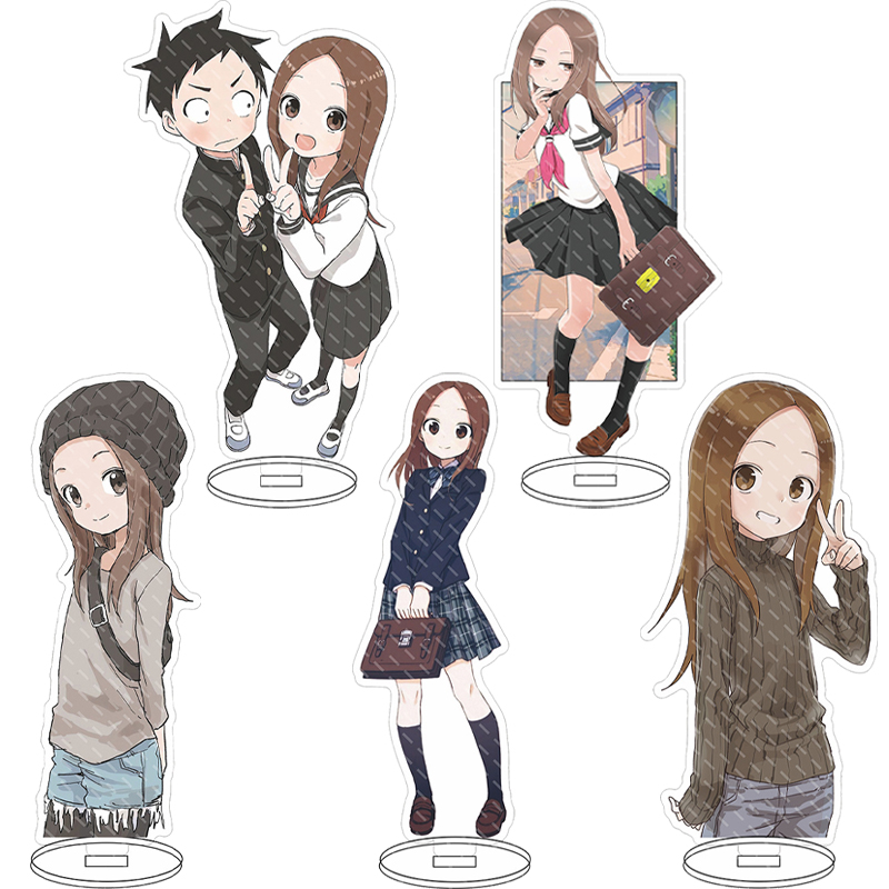 Anime Merchandise Accessories - 16 センチメートルアニメフィギュアからかい上手の高木さん西片高木コスアクリルスタンド装飾品かわいいクリスマスギフト