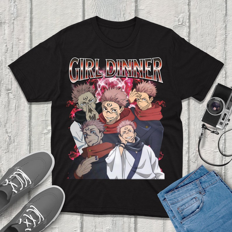 Anime Merchandise China - Sukuna Jujutsu-Kaisen Tシャツ ストリートウェア プレミアム品質アパレル fanmerch