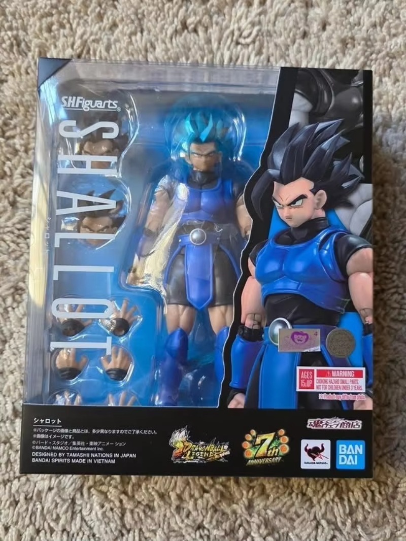 Bandai Tamashii Nations S.H.Figuarts - バンダイ タマシーネイションズ限定 S.H.Figuarts ドラゴンボールレジェンド シャロット 可動アクションフィギュア、コレクタブル、男の子へのギフト
