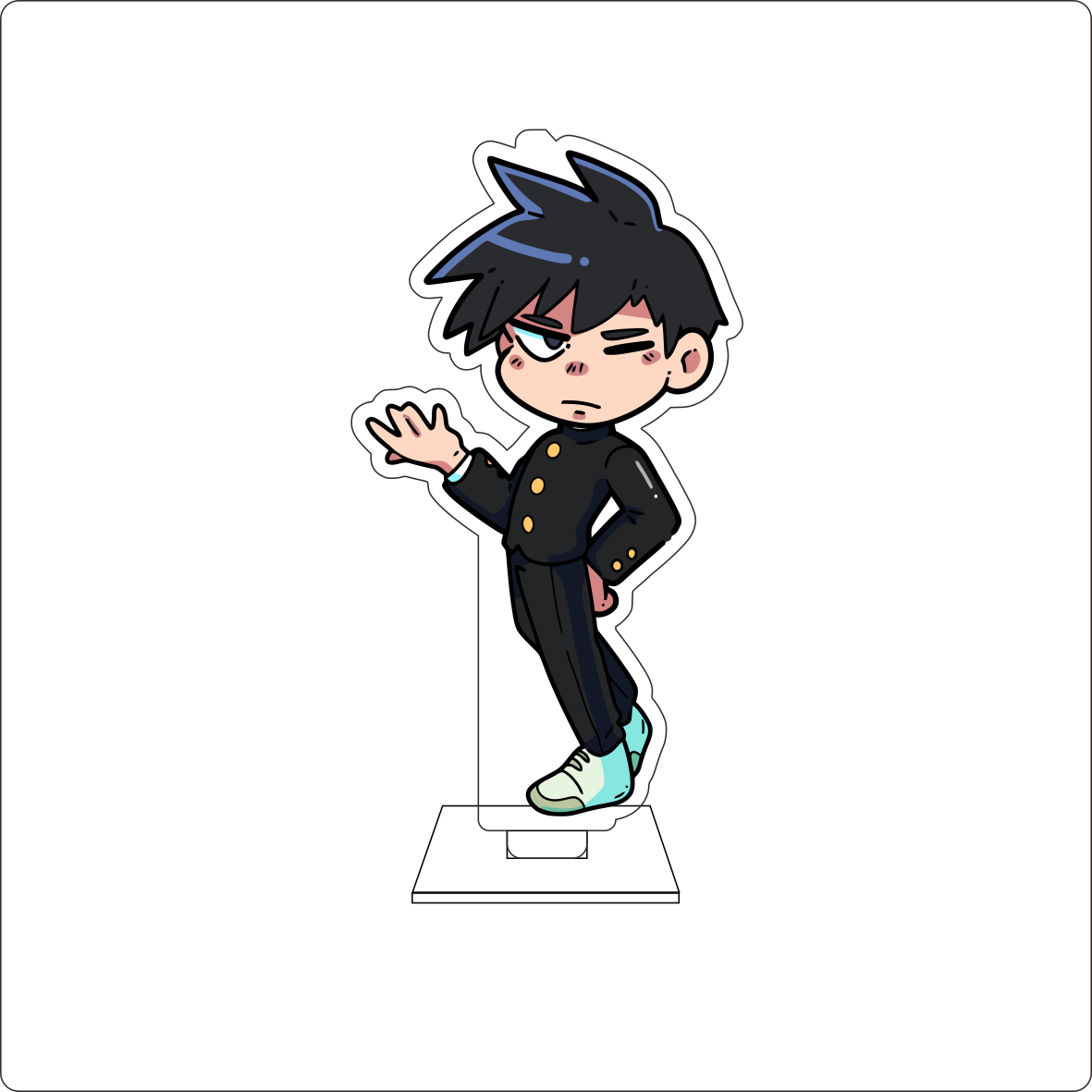 10CMアニメ モブサイコ 百 コスプレ かわいいアクリルフ - Cute Anime Merchandise のレビューと価格