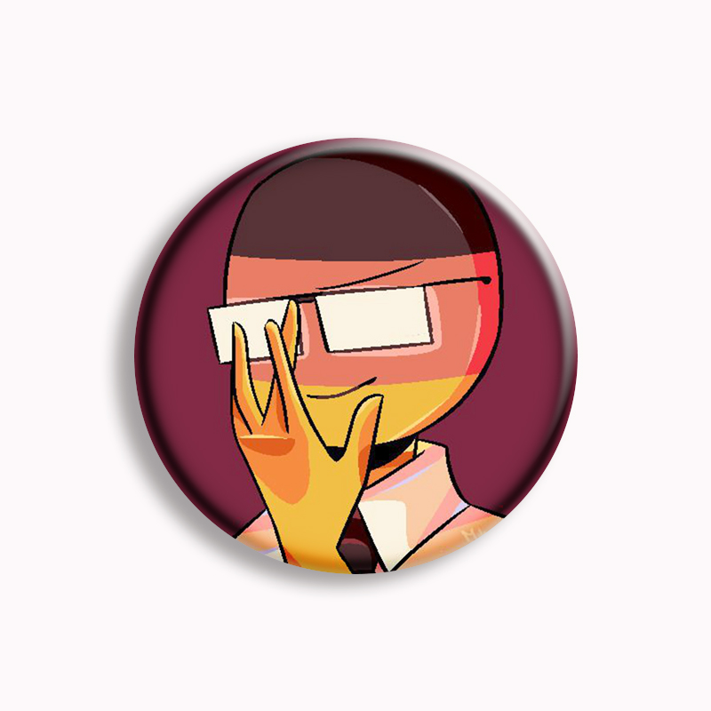 Countryhuman ファンアートボタンピンおかしいアニ - Pin Button Badge のレビューと価格