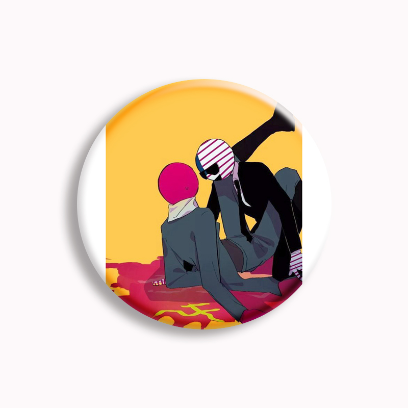 Countryhuman ファンアートボタンピンおかしいアニ - Pin Button Badge のレビューと価格
