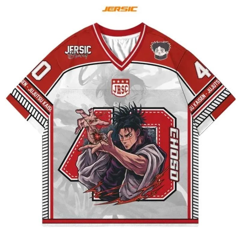 アニメ呪術廻戦 Choso プリントジャージシャツ男性女性カ - Anime Merchandise For Men のレビューと価格