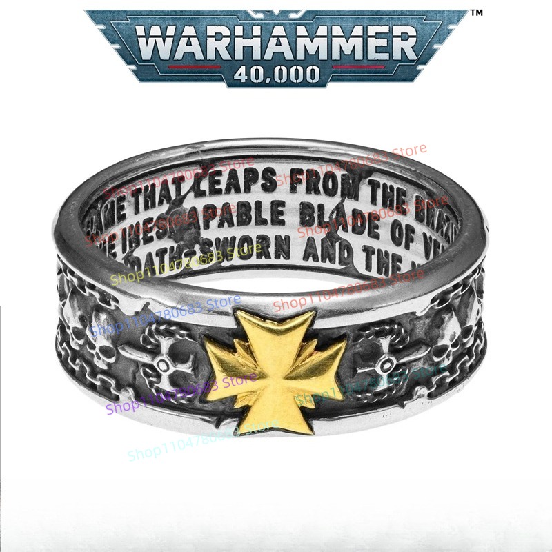 40Kブラックテンプラーズ十字軍誓約指輪 高品質コレクタブル - Anime Merchandise For Men のレビューと価格