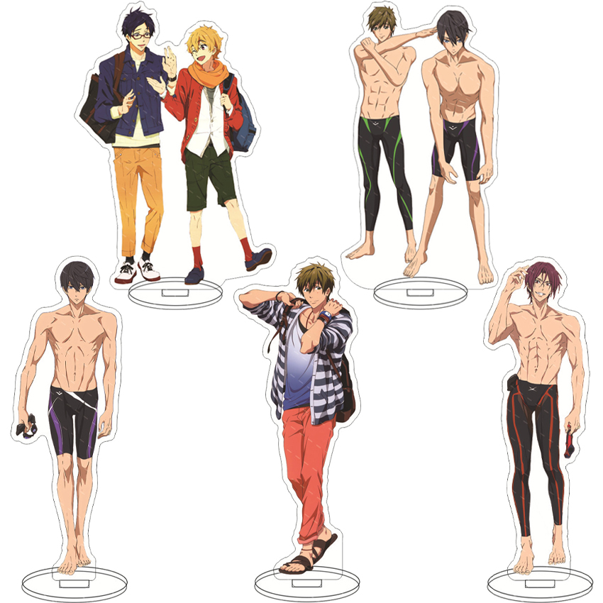 16CMアニメアクリルフィギュア無料！ 七瀬はるか 松岡凛  - Anime Merchandise Accessories のレビューと価格