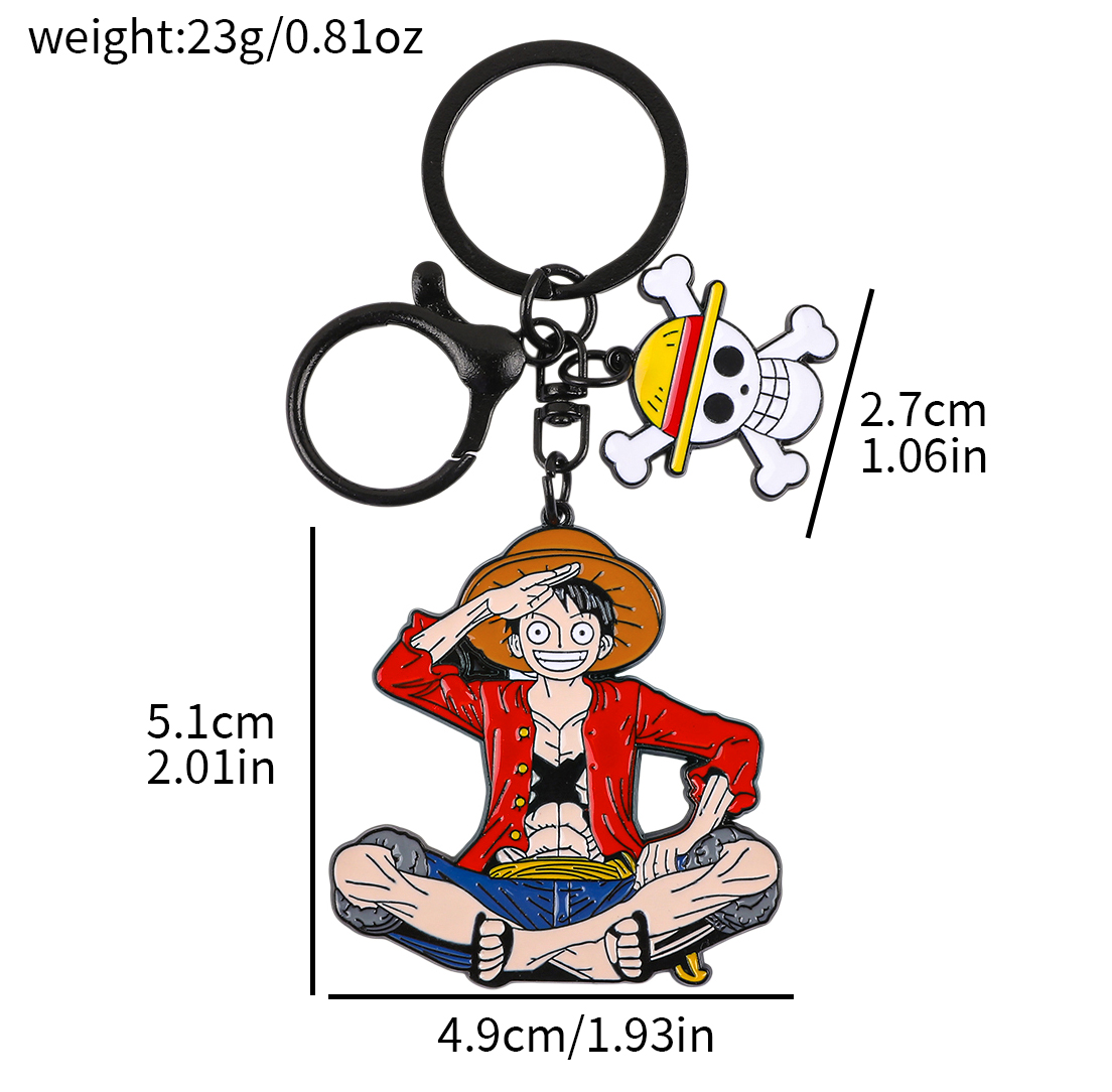 ワンピースアニメキーホルダーセット - モンキー・D・ルフィ - Anime One Piece Merchandise のレビューと価格