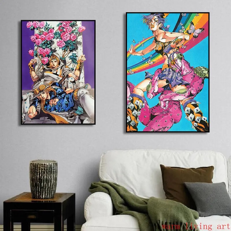 クラシックなアニメのポスター,家の装飾,ジョジョの奇妙な冒険 - Jojo Anime Merchandise のレビューと価格