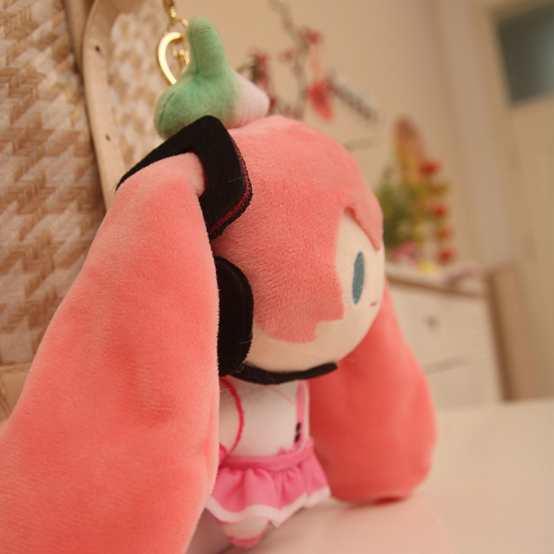 初音ミクアニメぬいぐるみキーホルダーかわいいぬいぐるみギフト - Anime Merchandise Keychains のレビューと価格