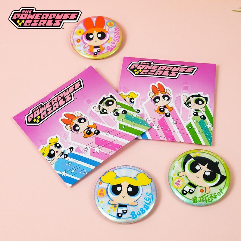 公式パワーパフガールズグッズ缶バッジブラインドボックス（フル - Anime One Piece Merchandise のレビューと価格