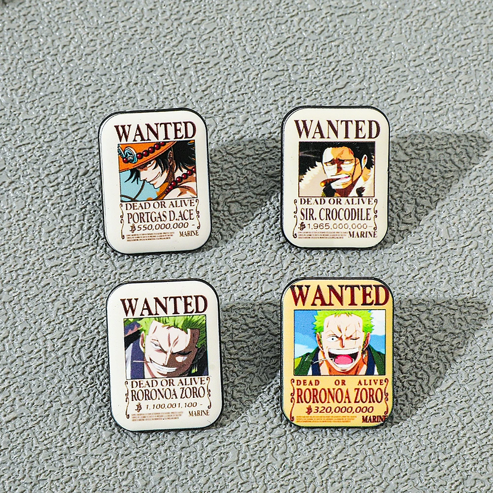 4個セット ワンピース アニメ ブローチ エース ゾロ クリ - Anime One Piece Merchandise のレビューと価格