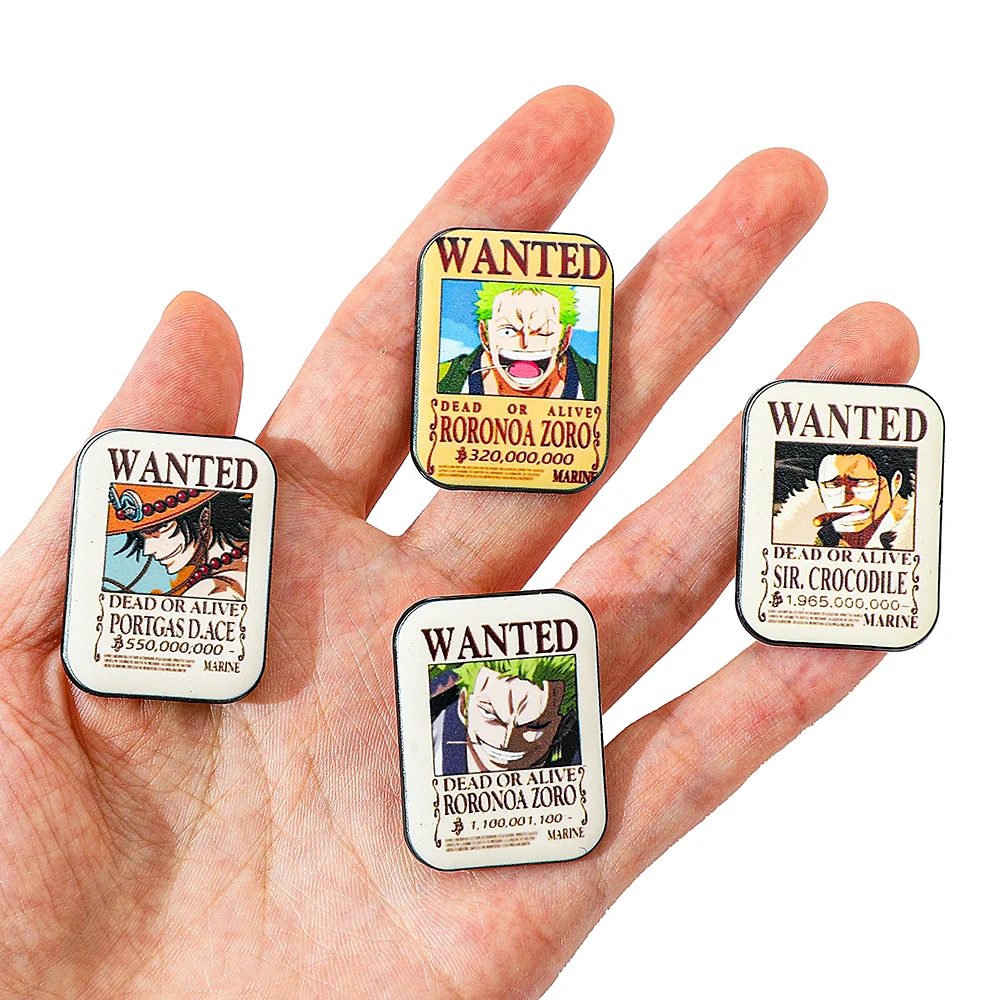 4個セット ワンピース アニメ ブローチ エース ゾロ クリ - Anime One Piece Merchandise のレビューと価格