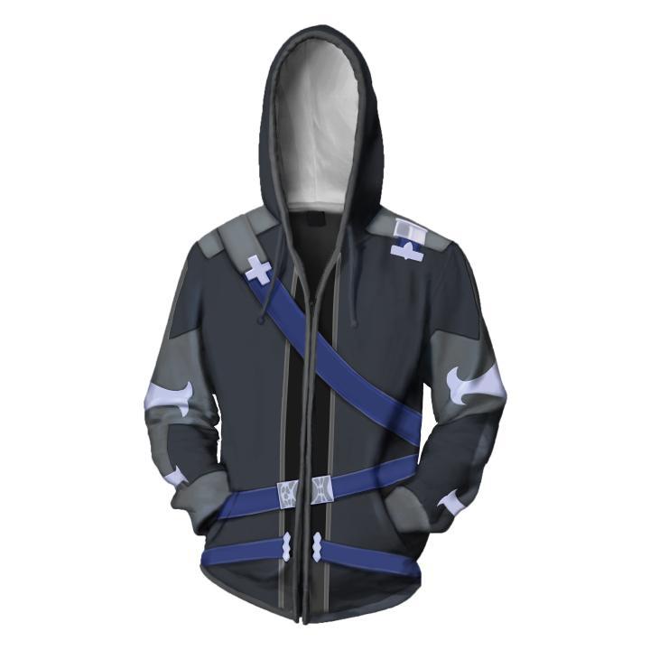 ソードアートオンラインアニメCSジッパーパーカー3Dプリント - Anime Merchandise For Men のレビューと価格