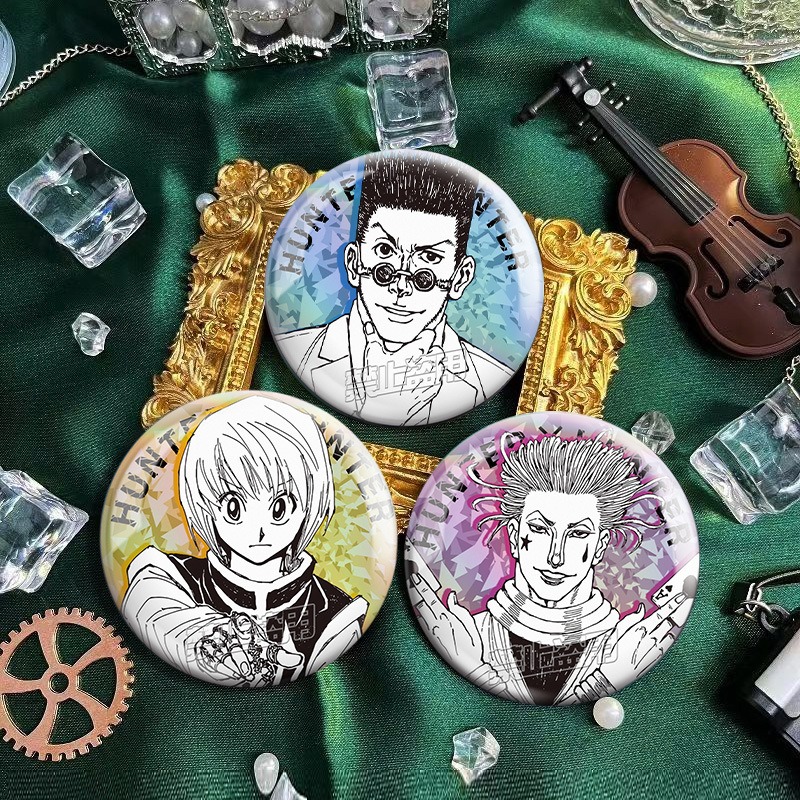 5 個 HUNTER×HUNTER 漫画キャラクターボタンバ - Pin Button Badge のレビューと価格
