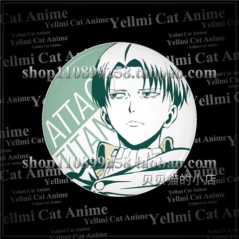 進撃の巨人 リヴァイ・アッカーマン ミカサ・アッカーマン エ - Anime Merchandise Keychains のレビューと価格