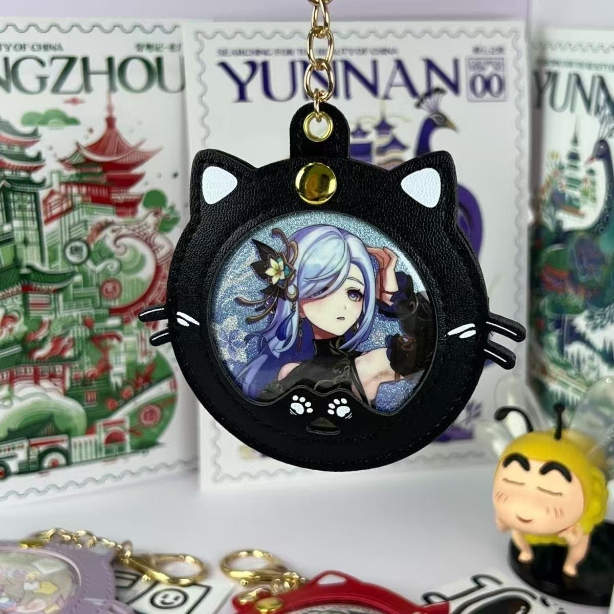 かわいい猫の形のバッジディスプレイオリジナルピン、58mmア - Anime Merchandise China のレビューと価格