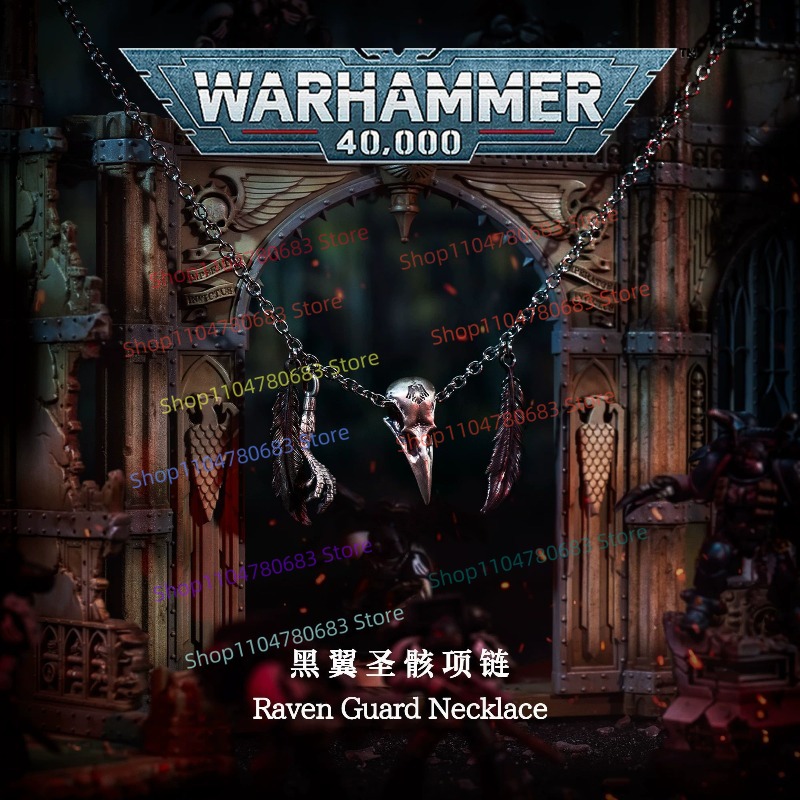 40K レイブンガードネックレス、レトロな服飾品、男性用バッ - Anime Merchandise For Men のレビューと価格