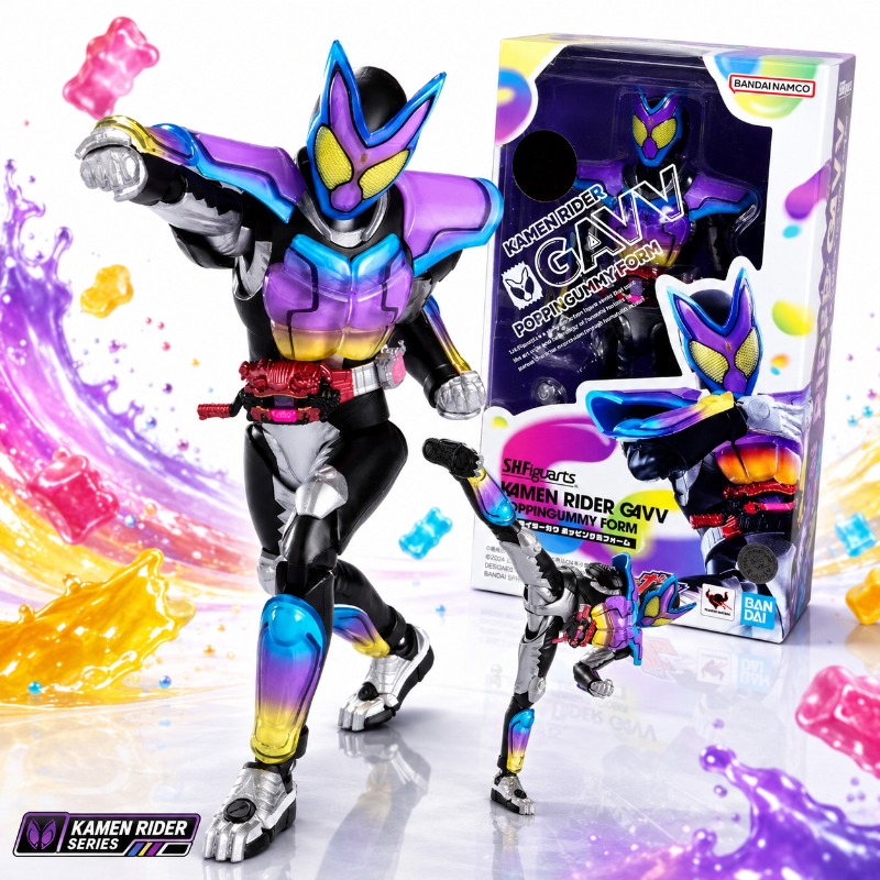 バンダイオリジナル SHF 仮面ライダーガヴ ポッピングミー - Bandai Tamashii Nations S.H.Figuarts のレビューと価格