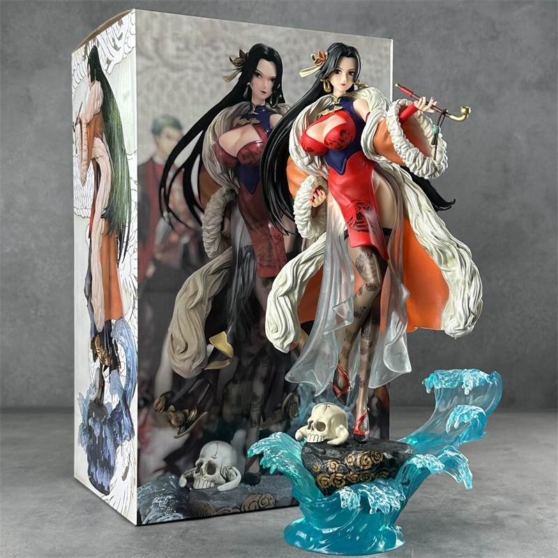 ワンピースボア・ハンコックアニメフィギュア中国風チャイナドレ - Anime One Piece Merchandise のレビューと価格