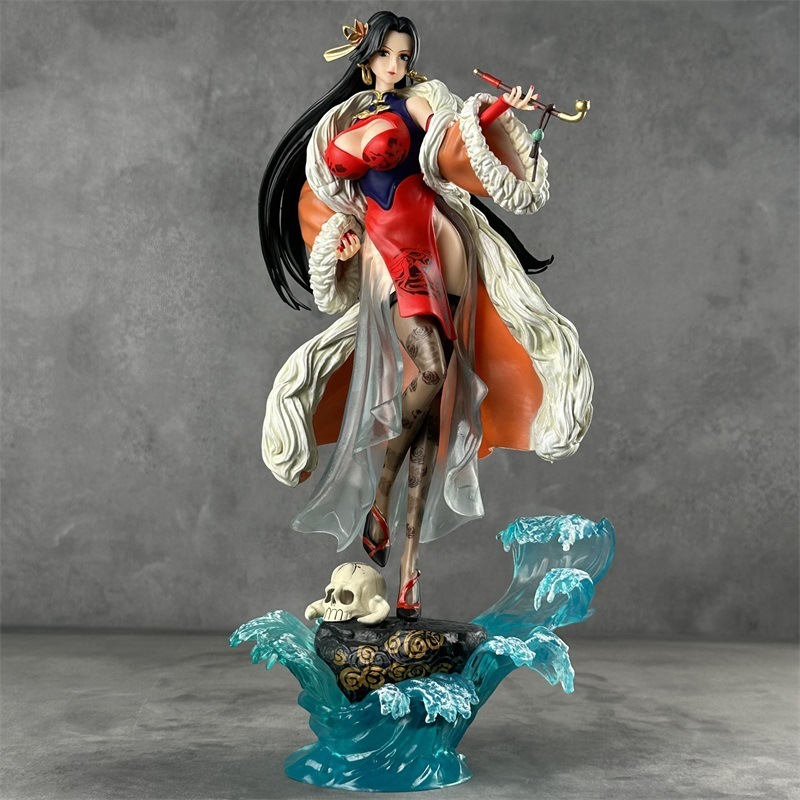 ワンピースボア・ハンコックアニメフィギュア中国風チャイナドレ - Anime One Piece Merchandise のレビューと価格