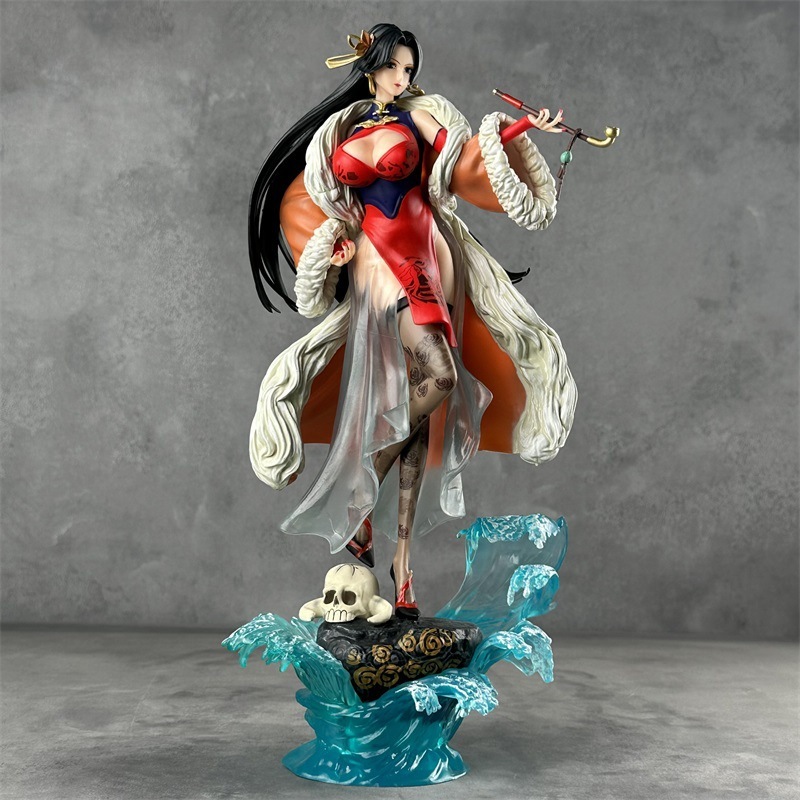 ワンピースボア・ハンコックアニメフィギュア中国風チャイナドレ - Anime One Piece Merchandise のレビューと価格