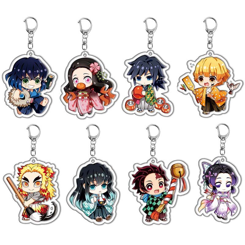 鬼滅の刃 竈門炭治郎 ねずこ アクリルキーホルダー アニメグ - Anime Merchandise Keychains のレビューと価格