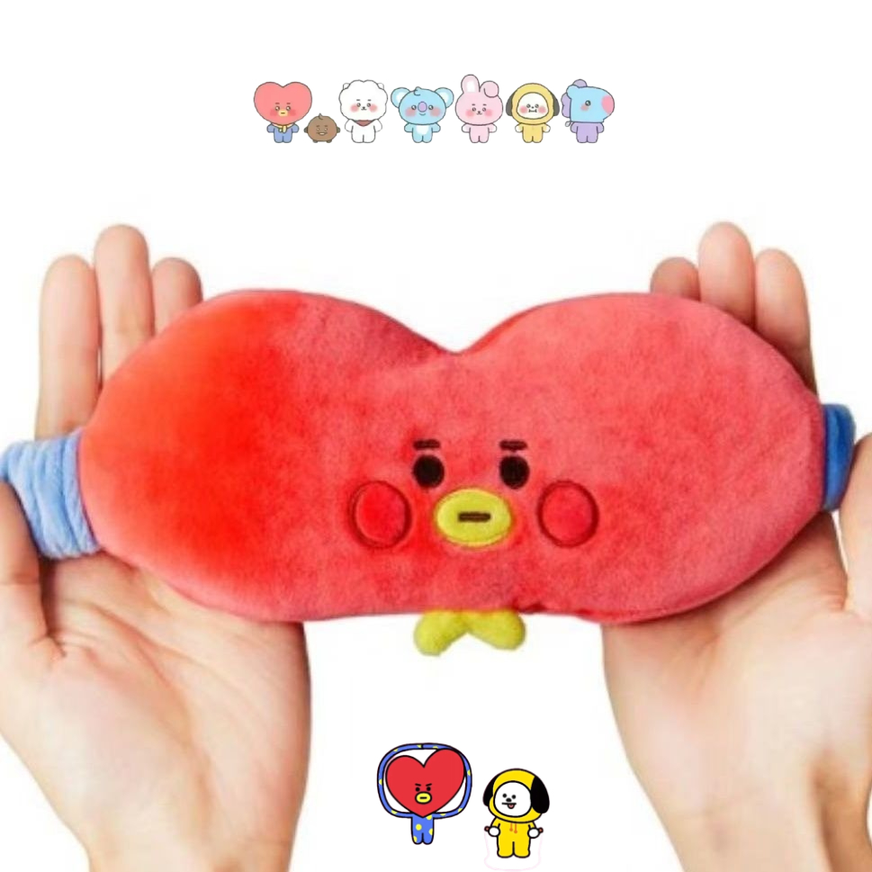 BT21漫画のかわいいぬいぐるみアイマスク カワイイ 男女兼 - Cute Anime Merchandise のレビューと価格