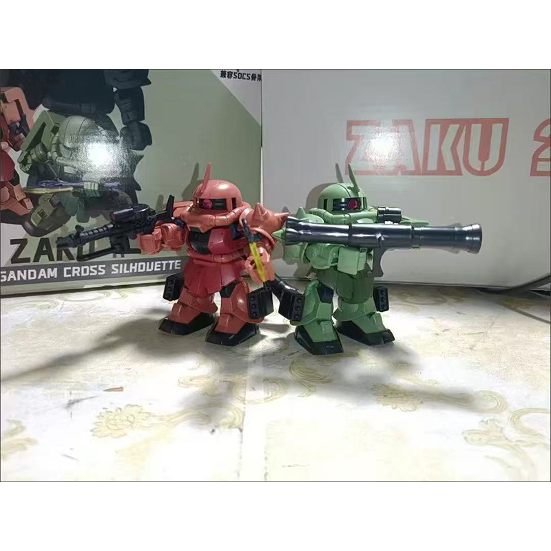 猛山モデルSDCS量産型グリーンレッドザク2アクションフィギ - Bandai Gundam Hg のレビューと価格
