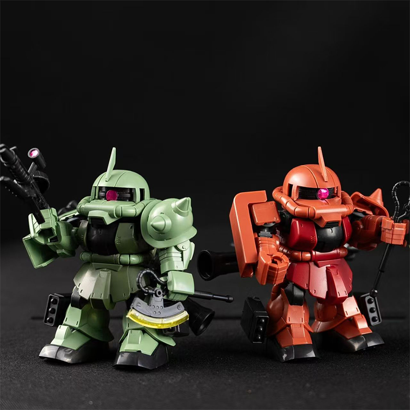 猛山モデルSDCS量産型グリーンレッドザク2アクションフィギ - Bandai Gundam Hg のレビューと価格