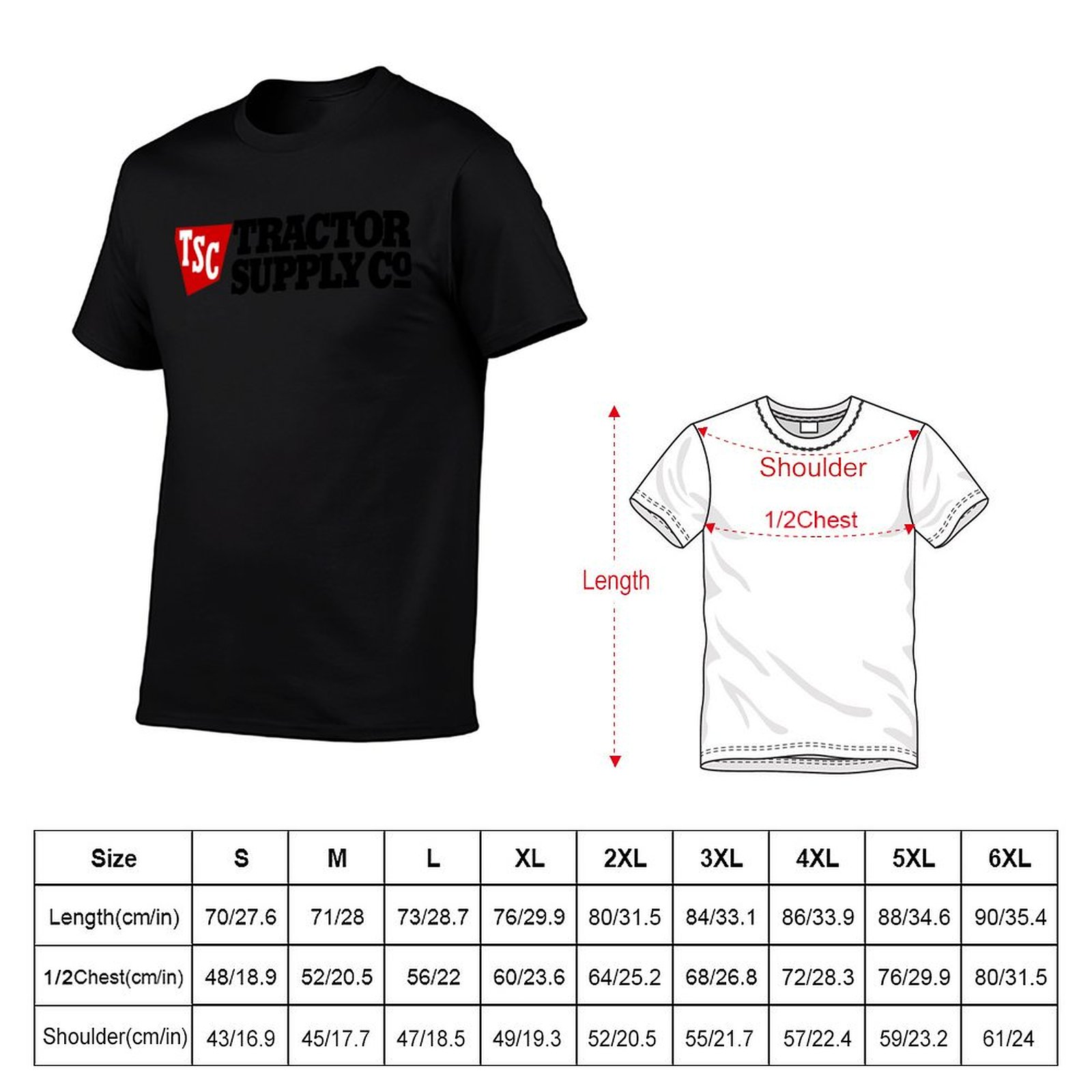 トラクターサプライ TSC ロゴ商品 Tシャツ tシャツデザ - Anime Merchandise For Men のレビューと価格