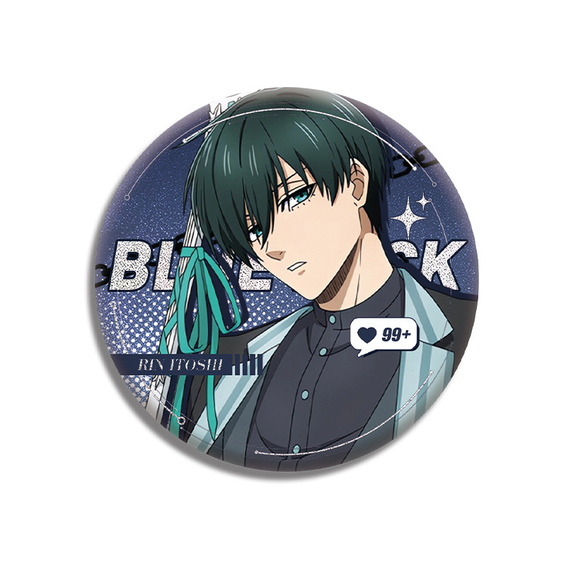 ブルーロック アニメ 漫画 コスプレ アクセサリー バッジ  - Pin Button Badge のレビューと価格