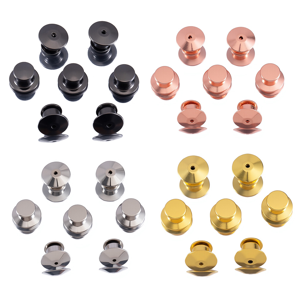 50個、30個、10個、5個入りブローチ用ロックピン、金属製 - Pin Button Badge のレビューと価格