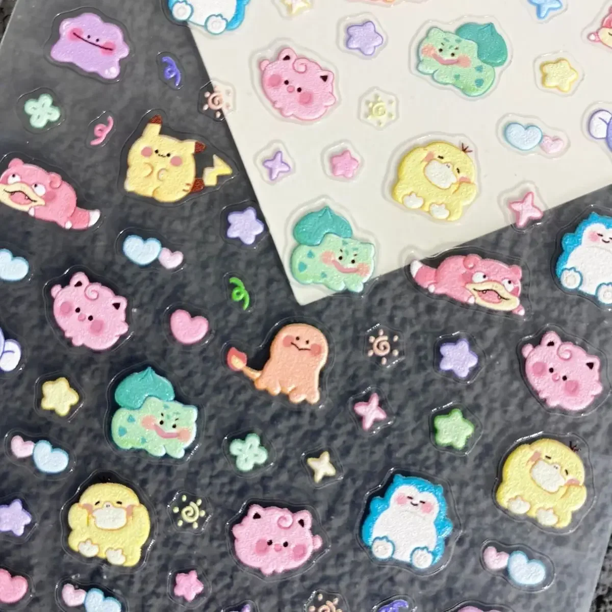 ポケモンピカチュウネイルステッカー 5D エンボス加工ネイル - Anime Merchandise Nepal のレビューと価格
