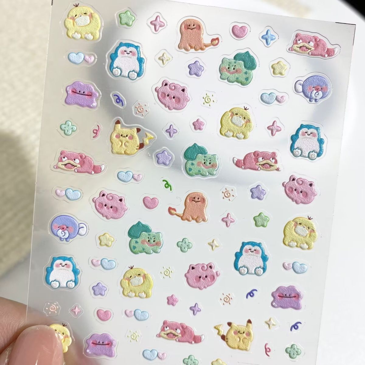 ポケモンピカチュウネイルステッカー 5D エンボス加工ネイル - Anime Merchandise Nepal のレビューと価格