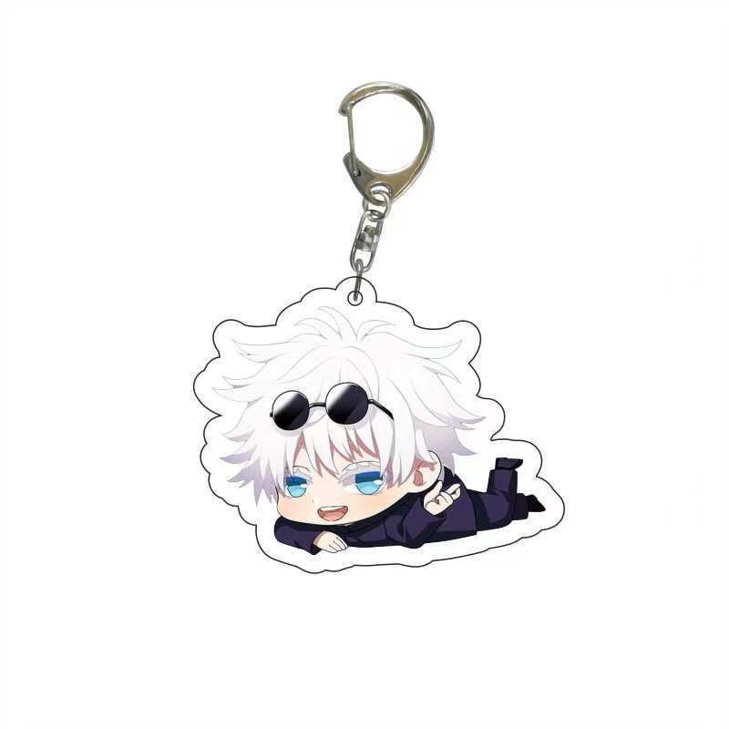 新呪術廻戦 アクリルキーホルダー かわいい漫画 五条悟 伏黒 - Anime Merchandise Keychains のレビューと価格